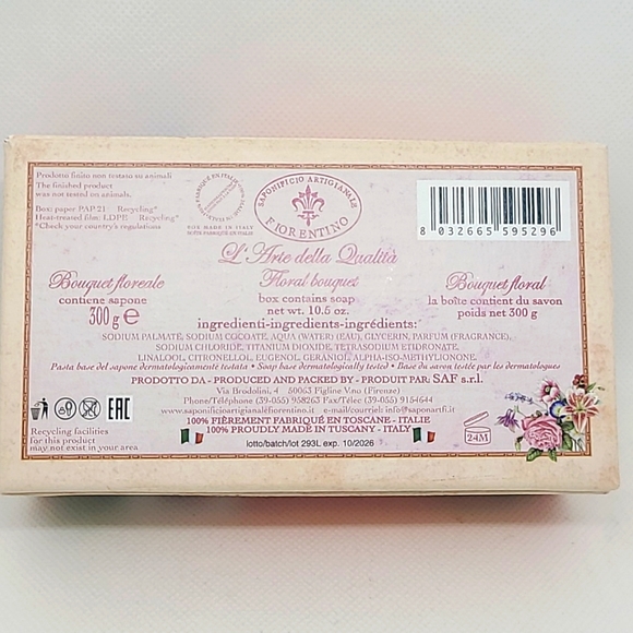 Tuscan Flower Floral Scented Soap 300 gr - Picture 4 of 5